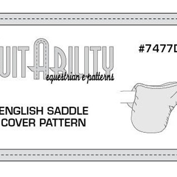 PDF English Saddle Cover Pattern