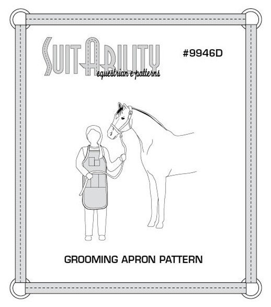 PDF Horse Grooming Apron Pattern Etsy