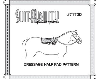 PDF Dressage Half Pad Pattern