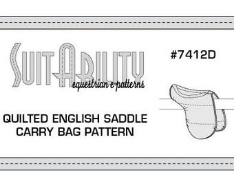 PDF Quilted English Saddle Carry Bag Pattern