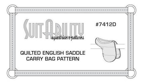 Tough-1 Canvas English Saddle Carrying Carrier Bag Case Tote Tough-1 Canvas English Saddle Carrying Carrier Bag Case Tote