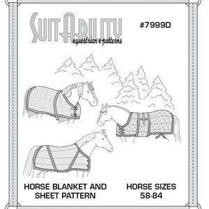 PDF Horse Blanket and Sheet Pattern