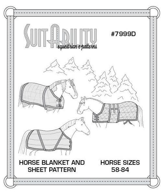 Horse Blanket Leg Straps -Adjustable - Stretch - Sold as a pair