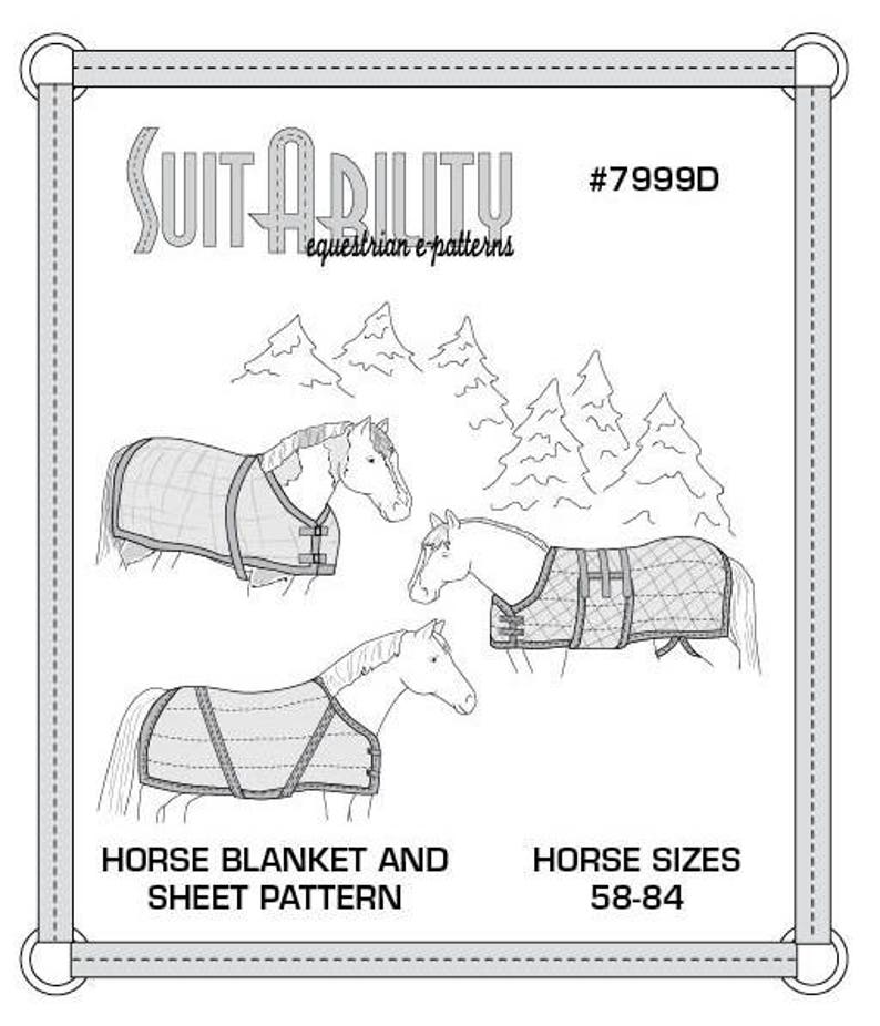 PDF Horse Blanket and Sheet Pattern Etsy
