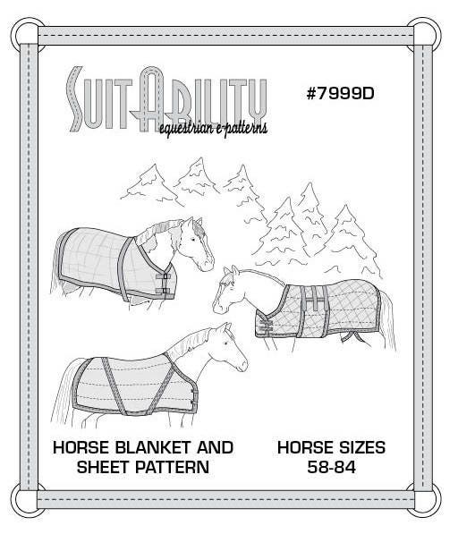 Horse Quarter Sheet Sewing Pattern (Instant Download) 