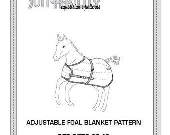 PDF Adjustable Foal Blanket Pattern