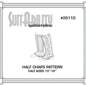 PDF Half Chaps Pattern