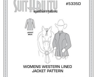 PDF Women's Western Lined Jacket Pattern