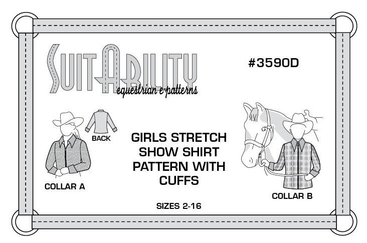 Chemise western, fille, plaisir, équitation, rodéo Leadline