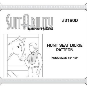 PDF Hunt Seat Dickie Pattern