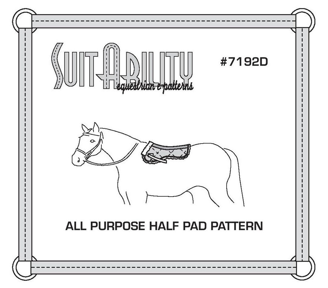 Complete Half Pattern PDF All Purpose Half Pad Pattern - Etsy