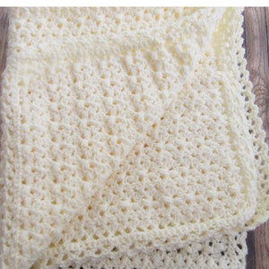CROCHET PATTERN / Baby Blanket / Afghan / Easy Crochet Pattern / New Baby / Infant / Instant Download