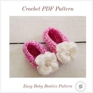 CROCHET PATTERN / Baby Booties / PDF Pattern / Easy Crochet Pattern / Instant Download