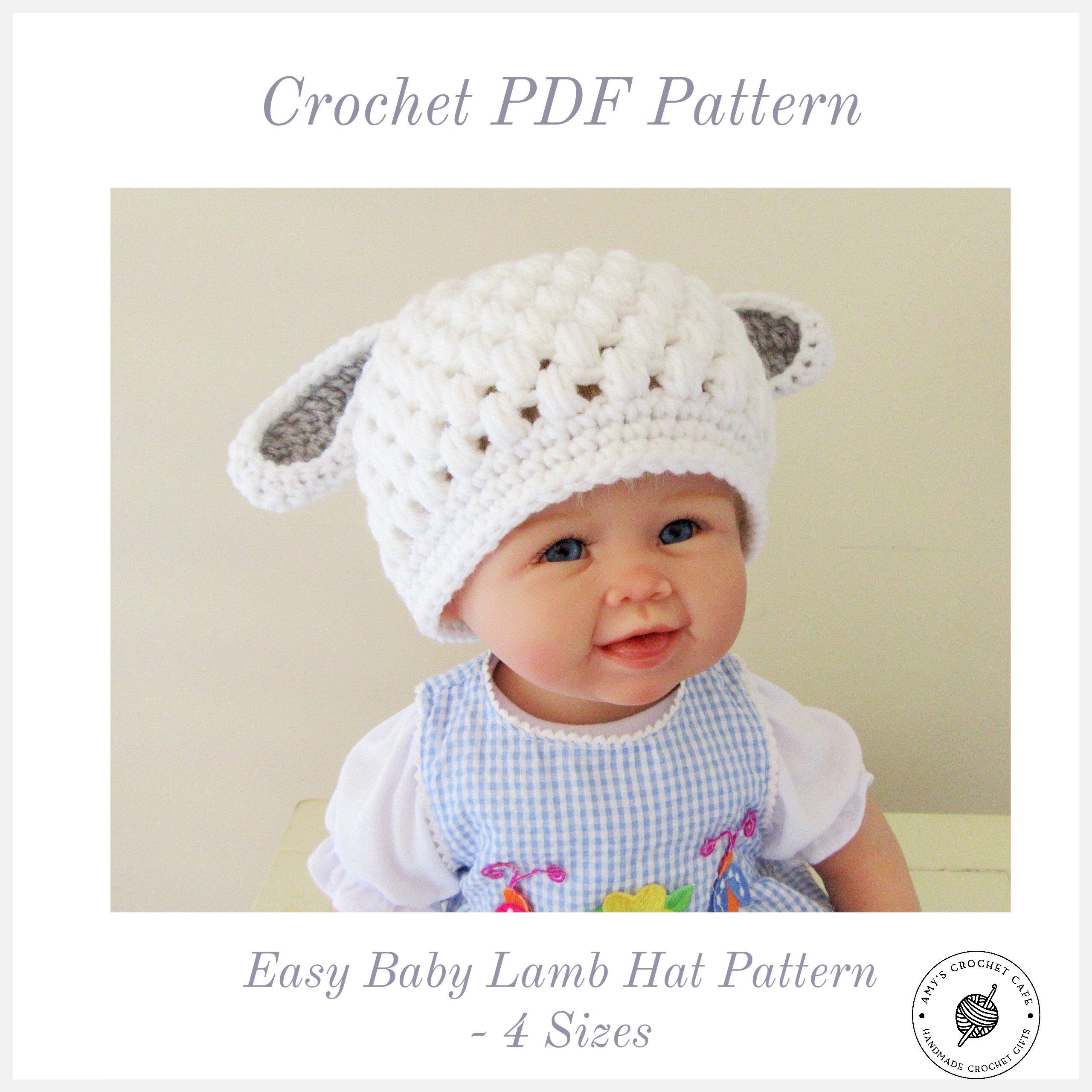 BABY HAT PATTERN Baby Lamb Hat Easy 