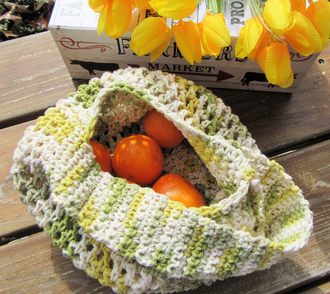 CROCHET MARKET BAG / Farmer's Market / Mesh / Tote / Eco Friendly - Etsy