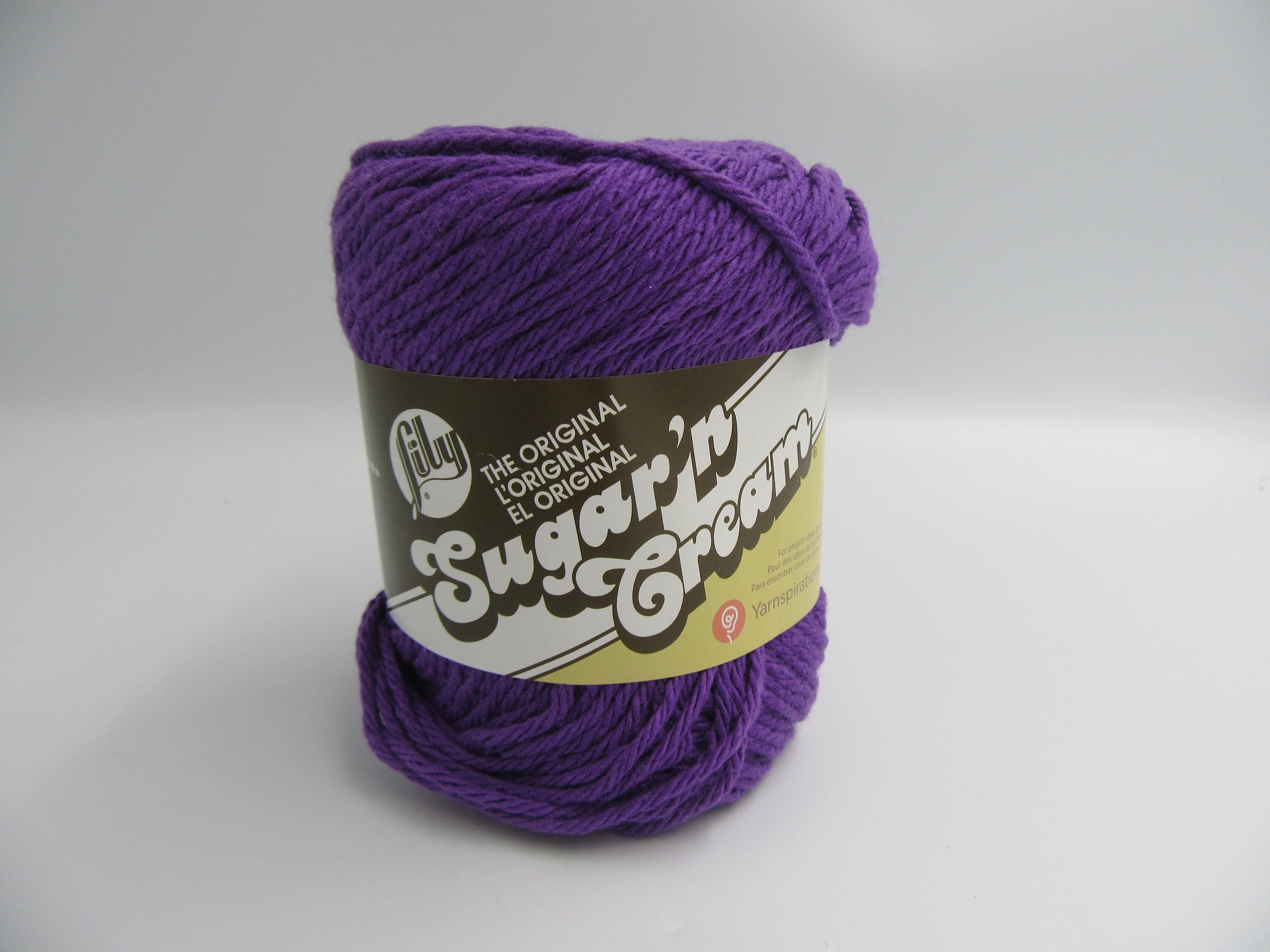 BLACK CURRANT 2.5 Oz / 120 Yds Lily Sugar and Cream Cotton 