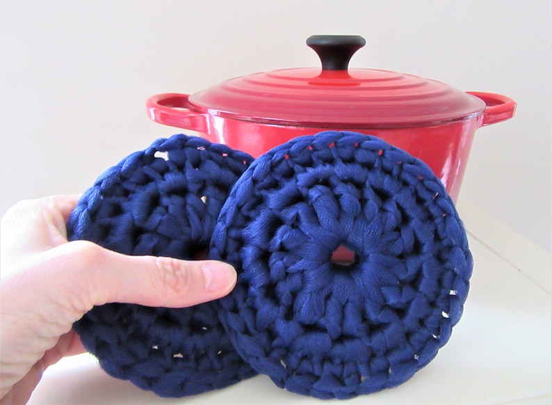 Nylon Pot Scrubbies via AmysCrochetCafe