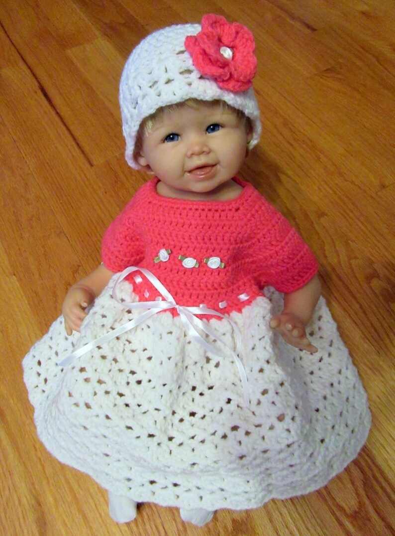 baby easter dress with hat