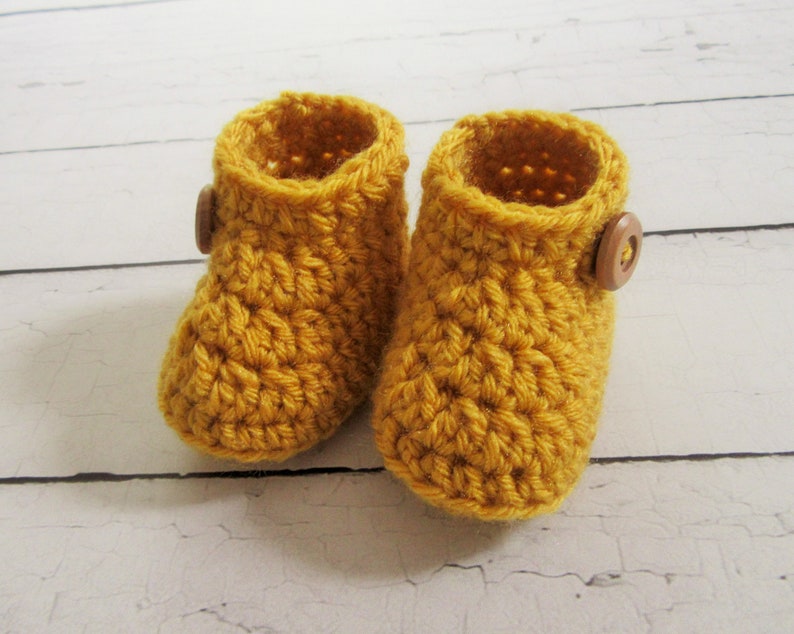 BABY BOOTIES PATTERN Crochet Baby Pattern Infant Shoes Pattern Crib Shoes Pattern Infant Pattern Baby Gift Pattern Instant Download