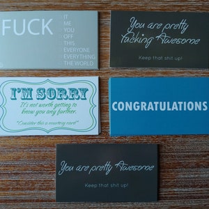 Offensive Cards Assortment