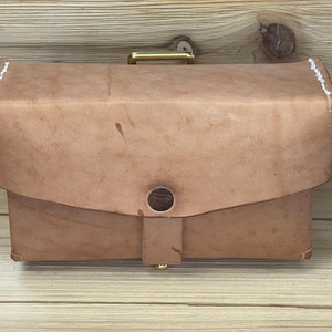 Spanish Civil War 1930s M26 Leather Ammo Cartridge Belt Pouch Reenacting Accoutrements Historical Reproduction