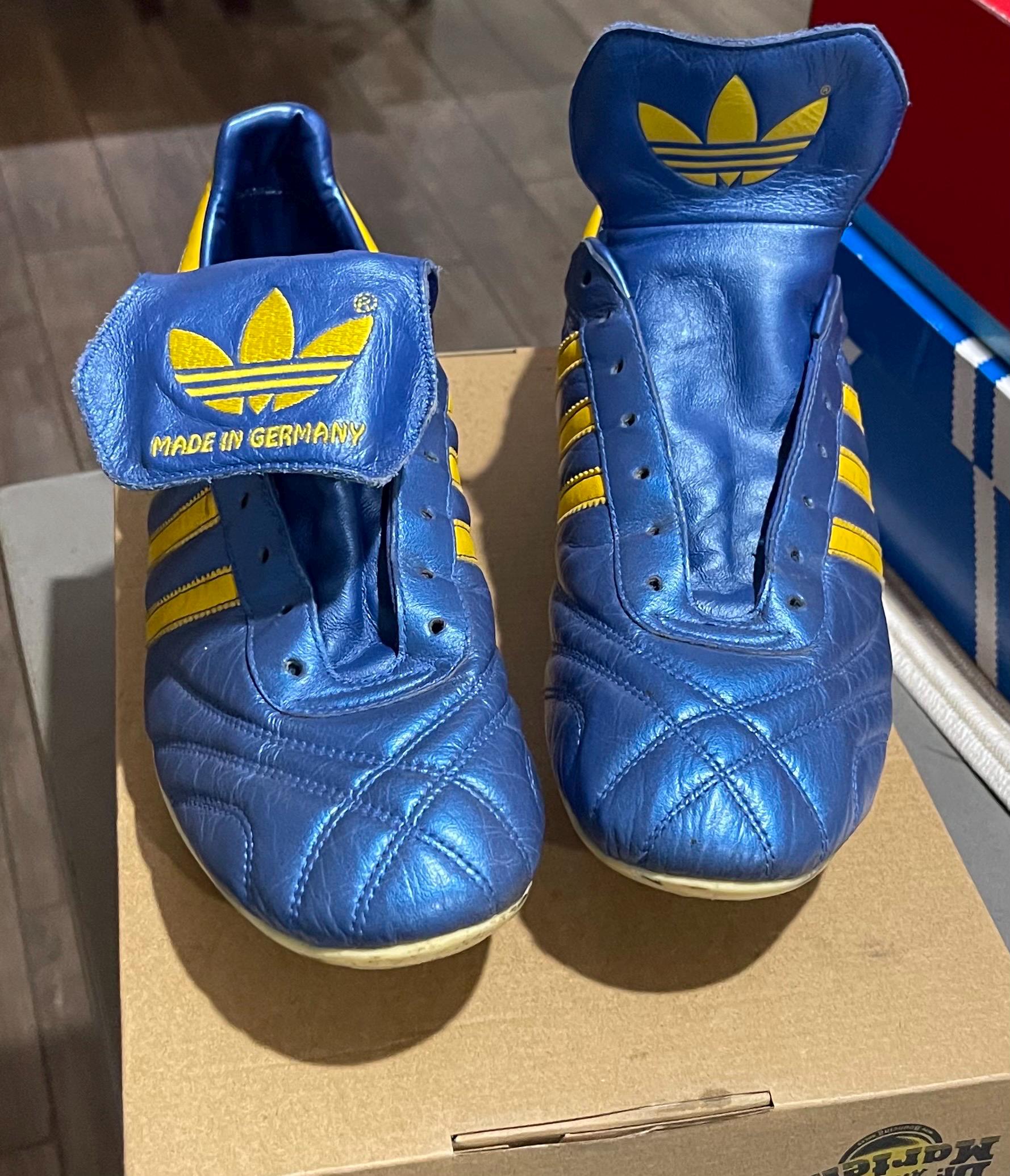 RARE EUC adidas World Cup Made in Germany Soccer Cleats Football Boots SG 10 Adidas World Cup 011040 Pro Soccer Cleats Football Boots  main image 4