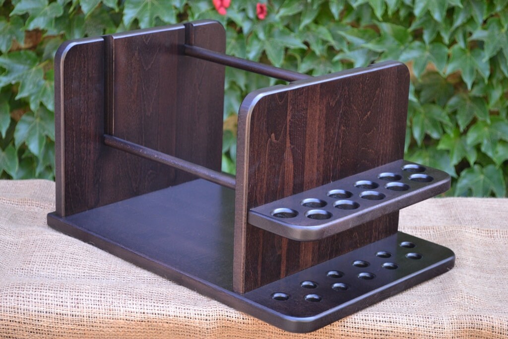 LARGE Handmade Knitting and crochet supplies organizer Double Etsy Large handmade knitting and crochet supplies organizer double