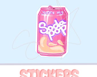 Soda pop Sticker