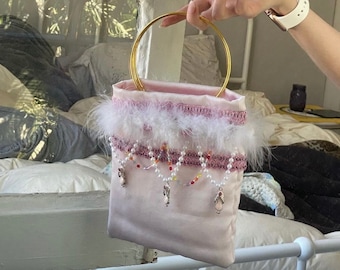 Handmade Beaded Y2K Purse