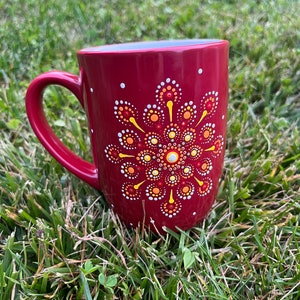 Autumn splendor mandala mug