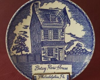 Antique Patriotic Postcard Postmarked from Philadelphia Pennsylvania in 1911 Betsy Ross House 11578Pa Helios Post Card