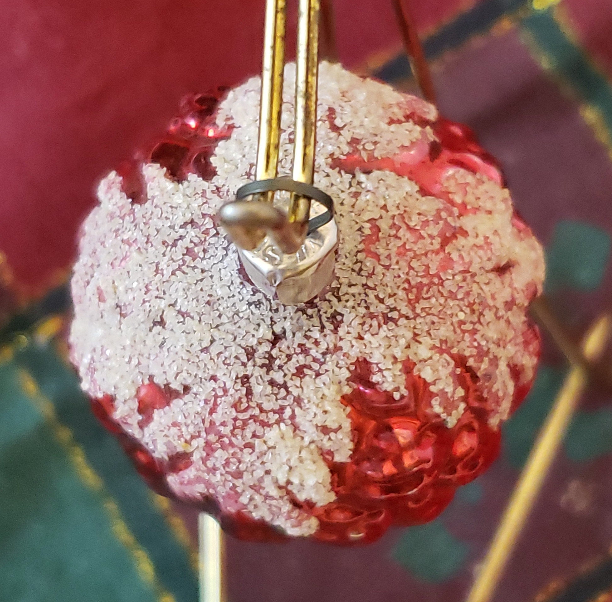 Vintage Decorative Breakable Ornaments in a Red Berry Shape Etsy