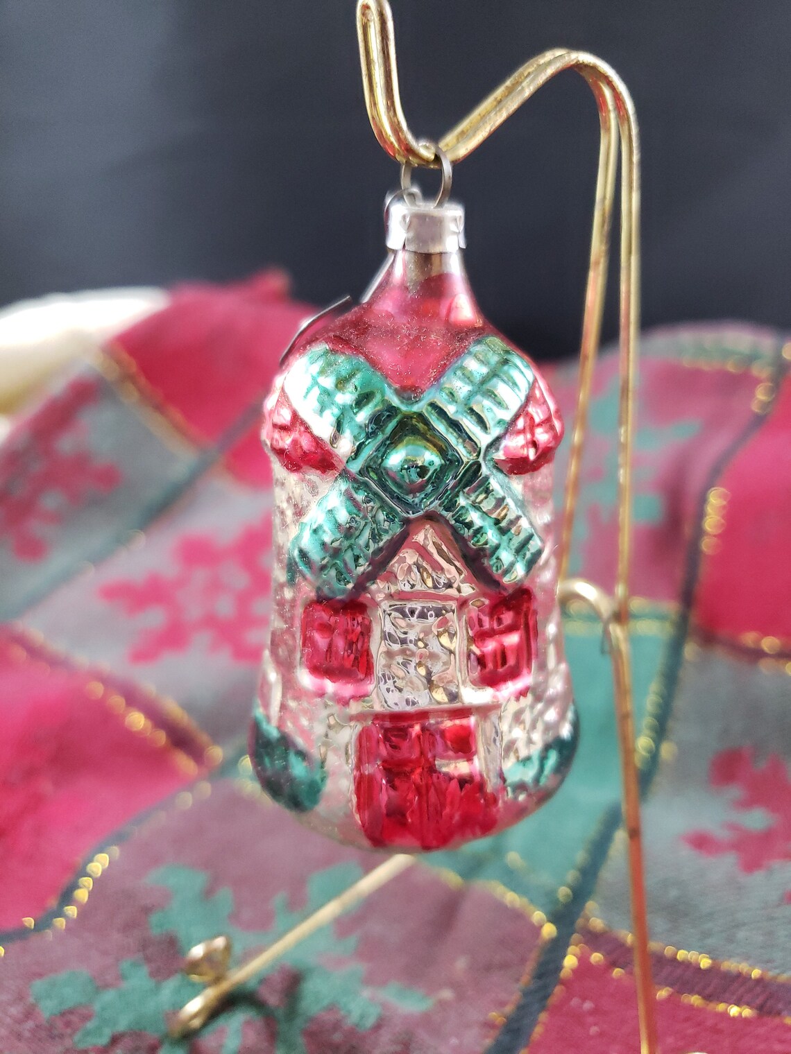 Vintage Decorative Breakable Ornaments in a Windmill Shape Etsy