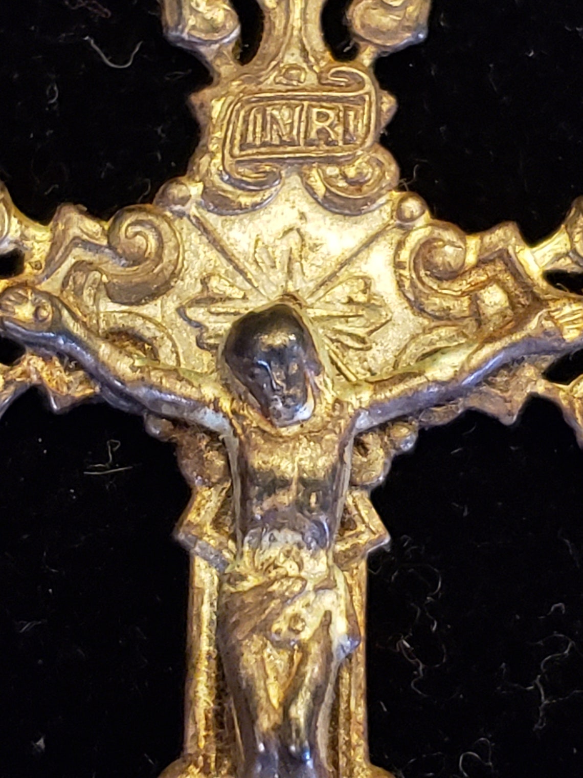 Vintage Sterling Chapel Crucifix/cross for Chain or Rosary - Etsy
