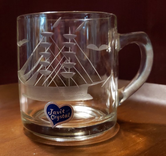 Weddingstar 41085-PAD Clear Glass Coffee Mugs Personalized