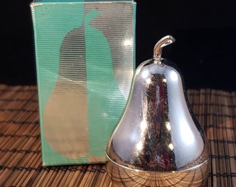 Vintage Avon Silver Pear Charisma Cream Sachet with Original Box, #vintageavon