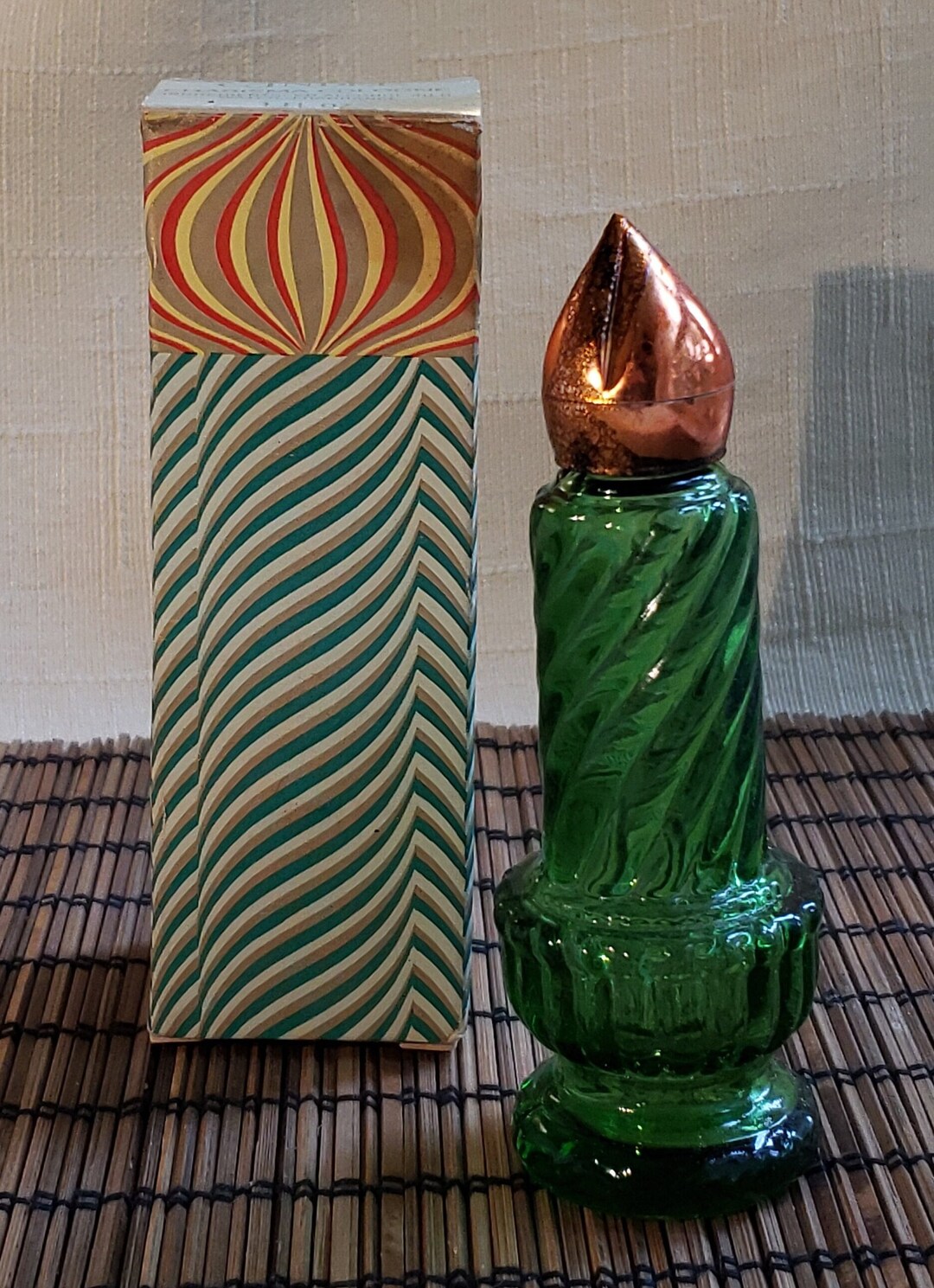 Vintage Avon Christmas Candle Charisma Cologne, Avon Collection