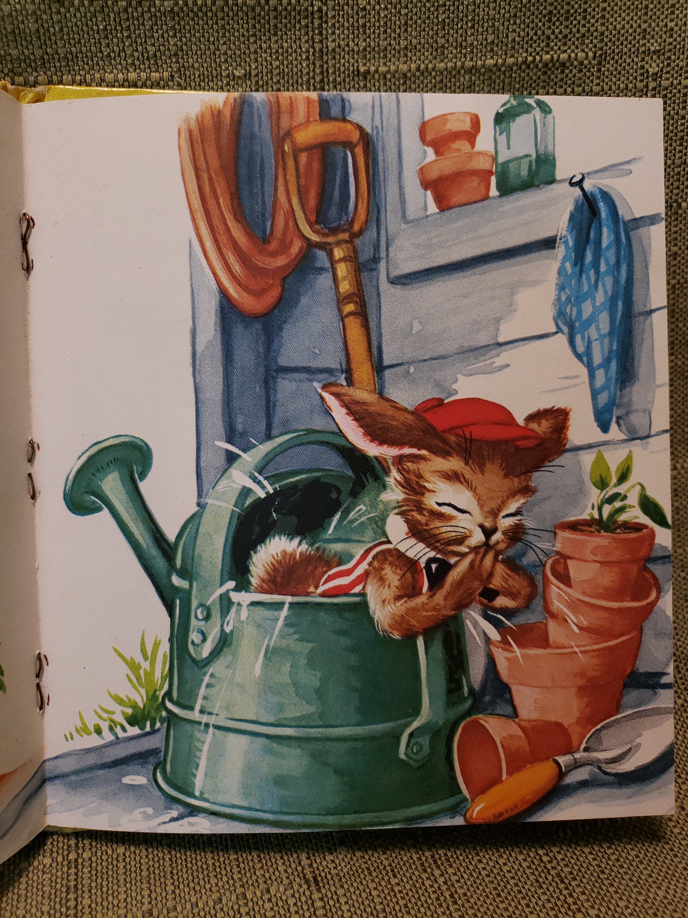 Vintage 1955 Peter Rabbit Hardback Children's Book Etsy