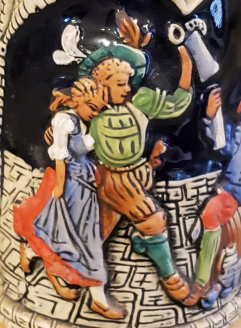 Vintage DBGM 63 German Stoneware Beer Stein Tankard With Etsy