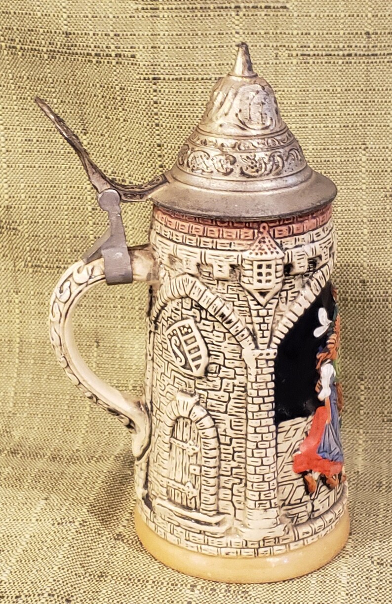 Vintage DBGM 63 German Stoneware Beer Stein Tankard With Etsy