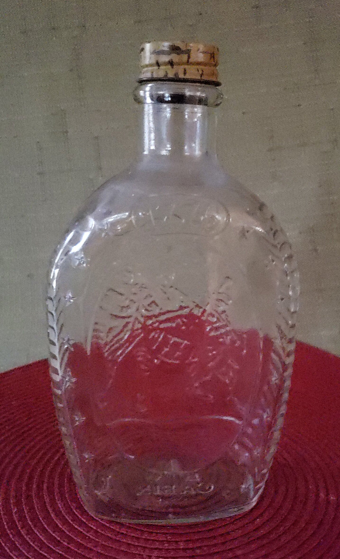 Vintage Log Cabin Syrup Glass Container Embossed Bicentennial - Etsy