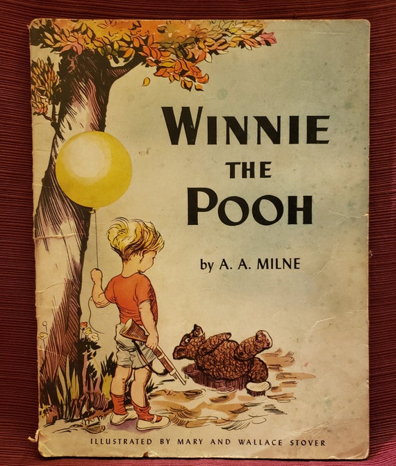 Vintage 1944 Winnie Pooh Staple Bound Soft Covered Book By Etsy
