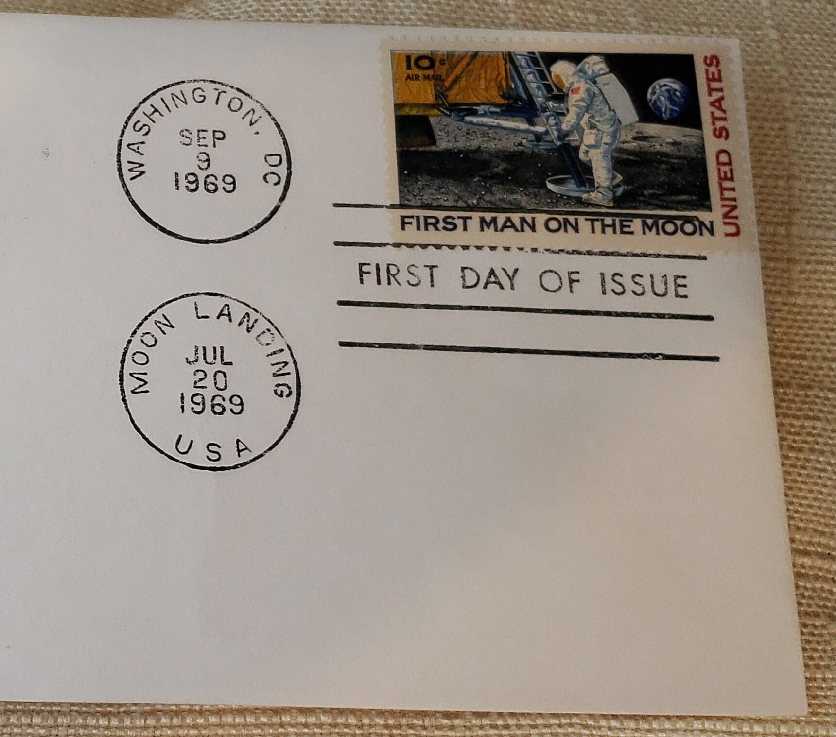 Vintage First Day of Issue August 2, 1971 $.08 cent Stamps w/ Cachet.  APOLLO 15