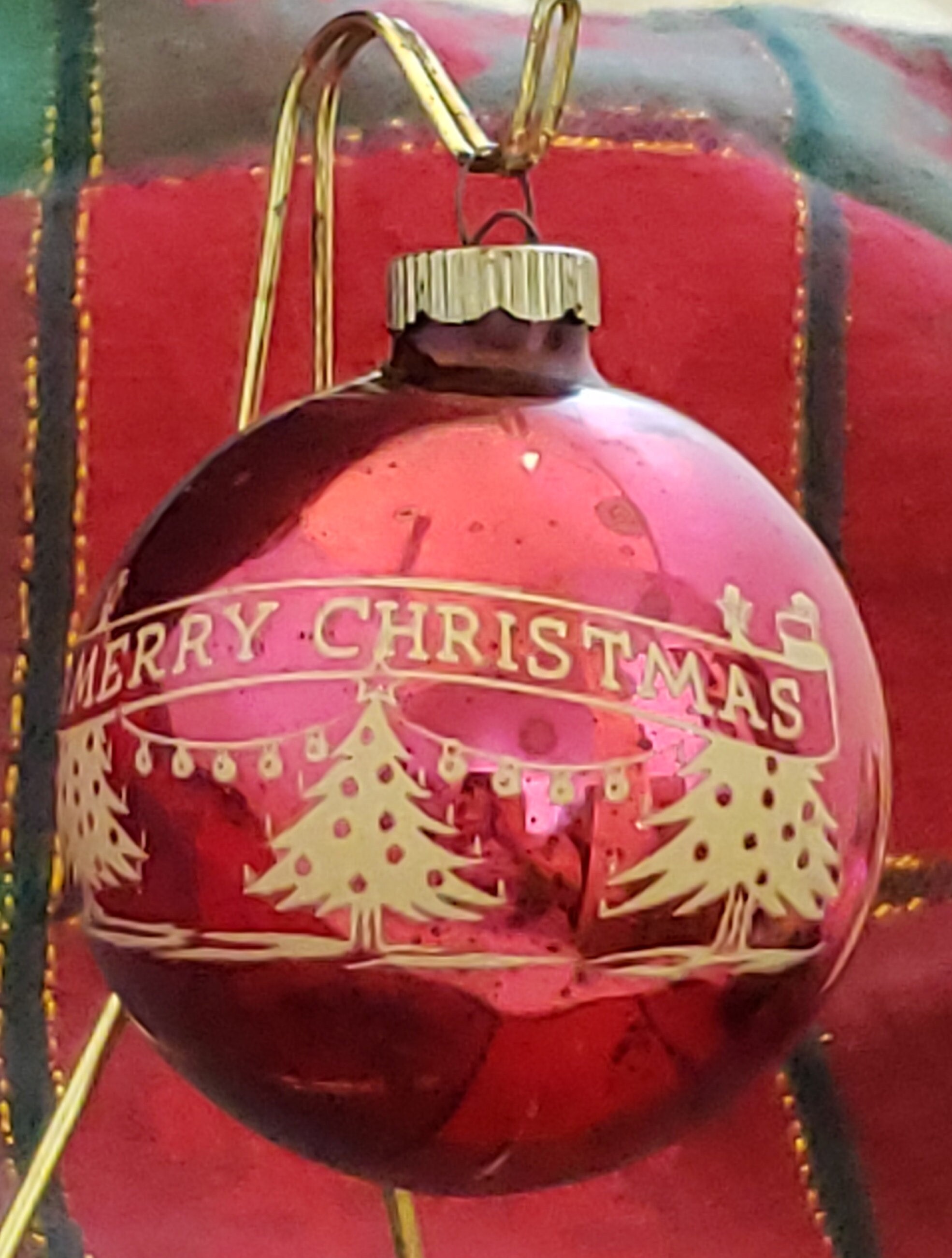 Five Vintage Breakable Ornaments With Decals in Green Blue Etsy