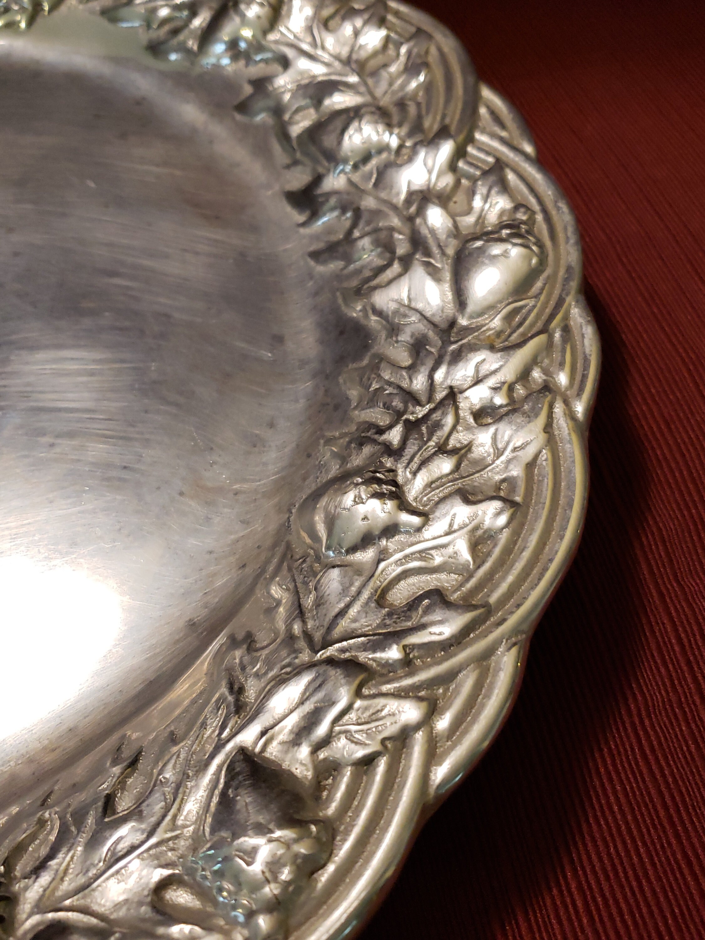 Vintage the Wilton Company Armetale Round Silver Color Metal Etsy