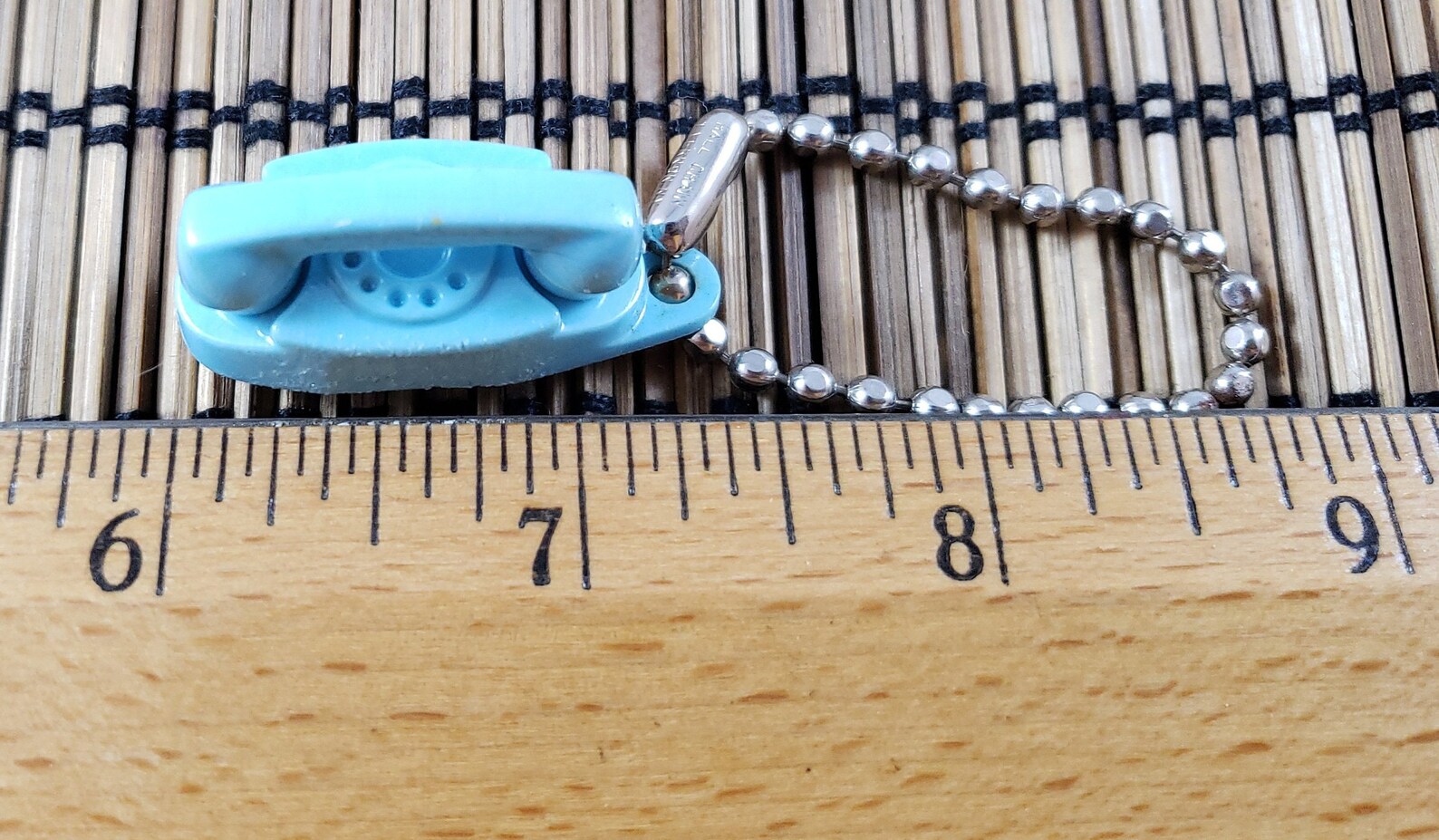Set of Six Vintage Blue or White Princess Phone Keychains Etsy