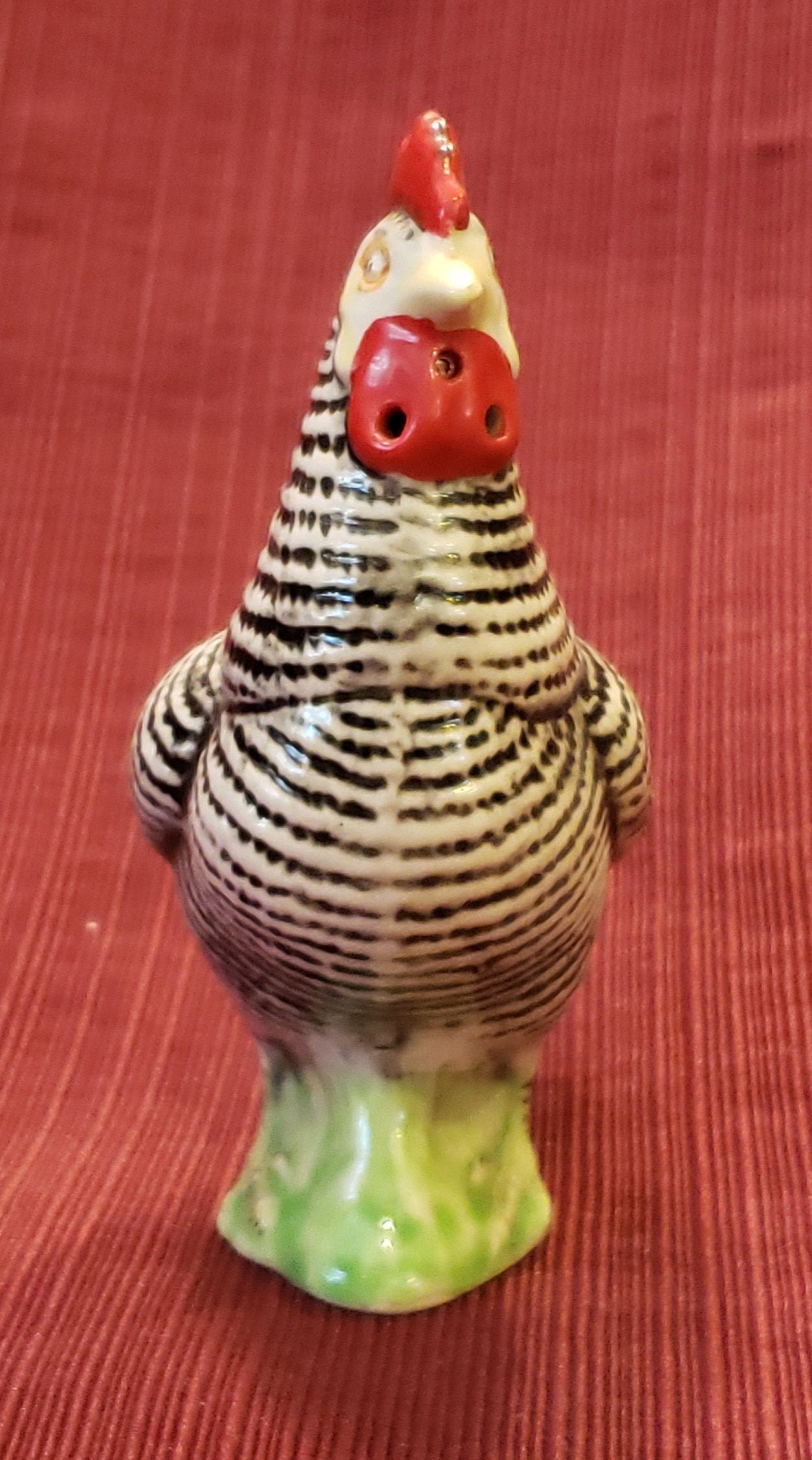 Mini Country Rooster and Hen Ceramic Salt and Pepper Shakers, Set of 4 -  Tableware - Appletree Design