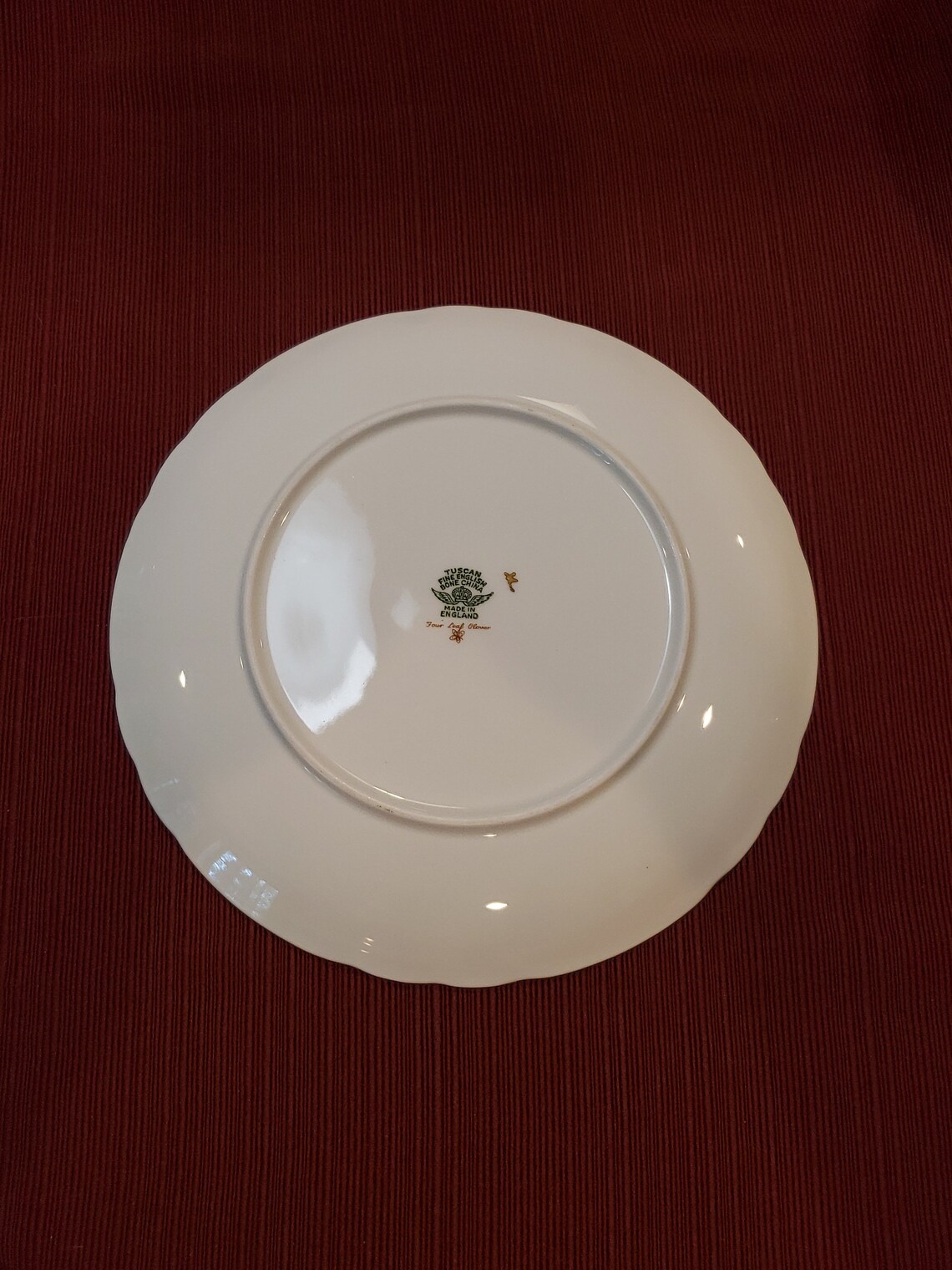 Vintage Tuscan Fine English Bone China Decorative Plate Four Etsy