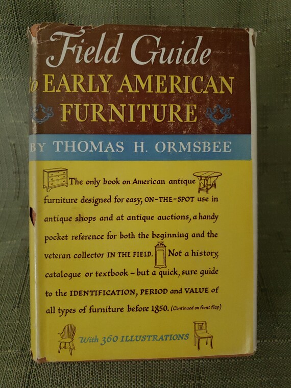 Vintage 1951 Field Guide to Early American Furniture Hardback Etsy