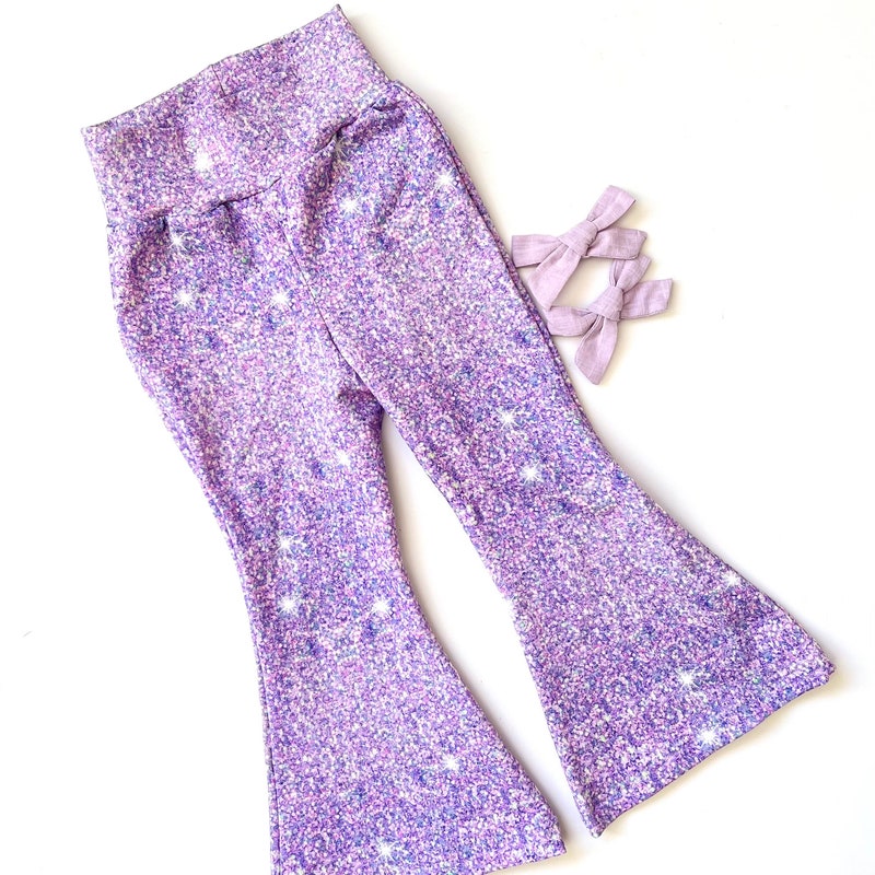 Glitter Rhinestone Knit Pants